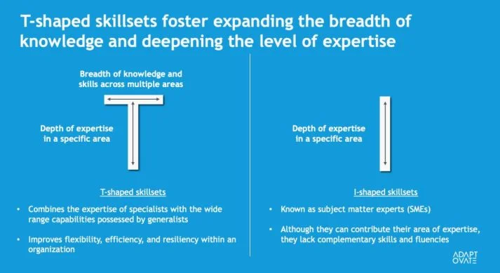 Shifting to a T-shaped workforce